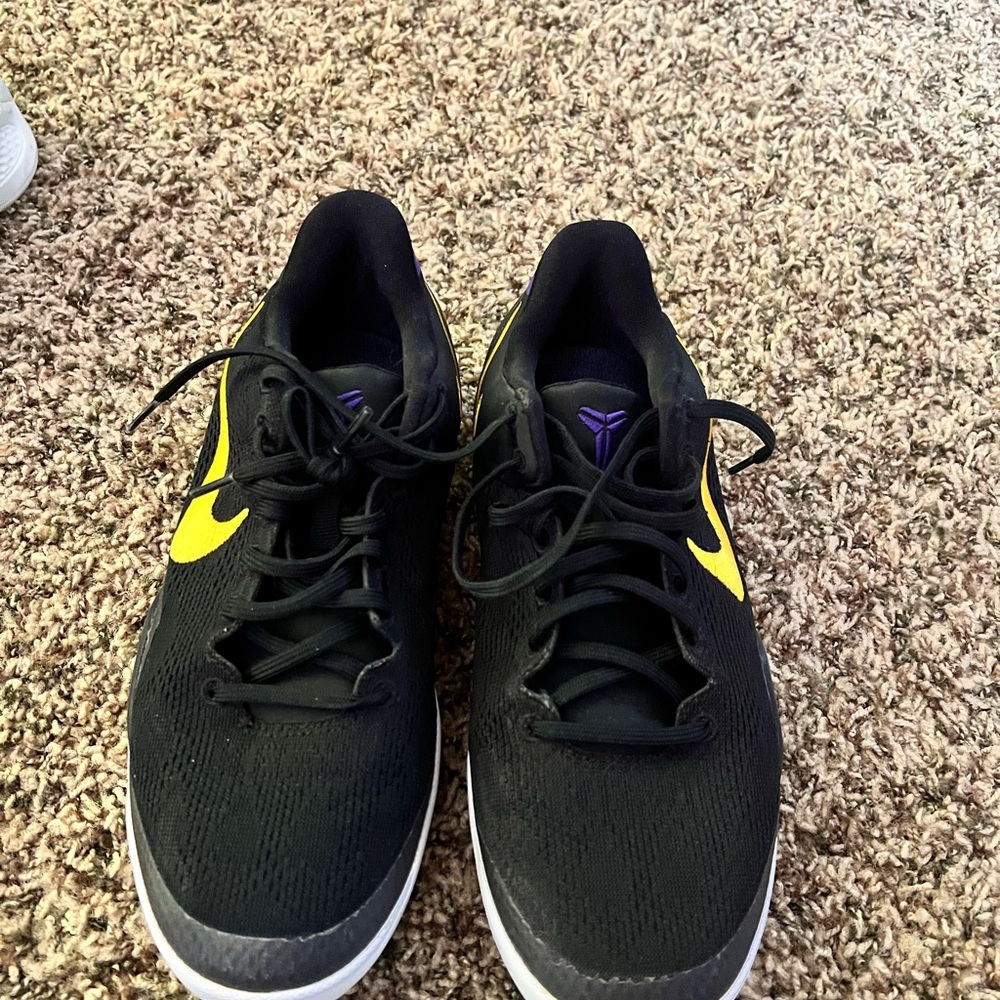 Nike Black and Yellow Kobe 8 Pro Tro